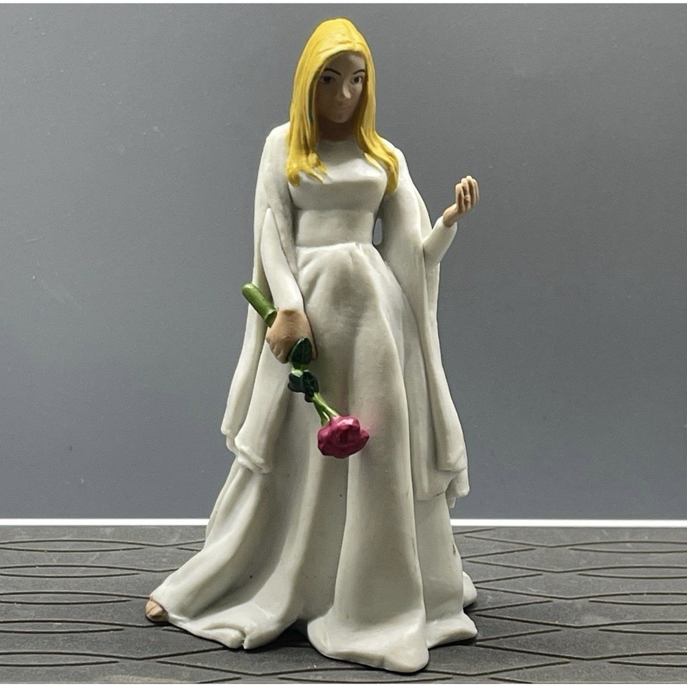 2003 Papo Princess Lena Maiden Figure w/ Flowers 3.5"